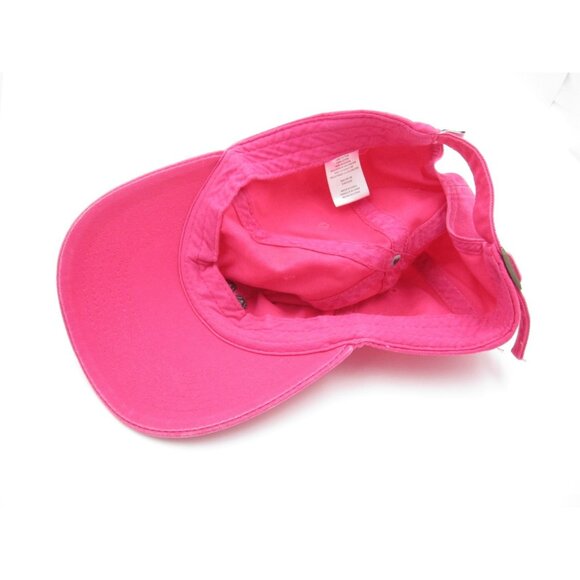 Women Flip Flop Life is Good Pink Embroidered Adjustable Hat (B) - Picture 7 of 7